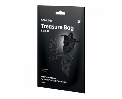 Черный мешочек для хранения игрушек Treasure Bag XL