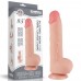 Телесный фаллоимитатор 9.5 Sliding Skin Dual Layer Dong - 24 см.