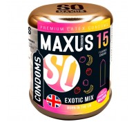 Ароматизированные презервативы Maxus Exotic Mix - 15 шт.