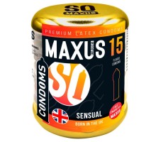 Презервативы анатомической формы Maxus Sensual - 15 шт.