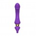 Фиолетовый изогнутый вибромассажер Moon Vibrator - 21,1 см.