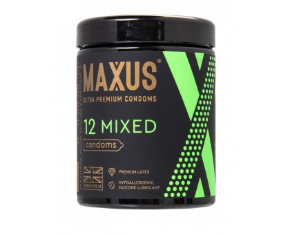 Презервативы MAXUS Mixed - 12 шт.