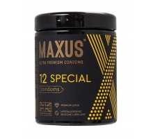 Презервативы с точками и рёбрами MAXUS Special - 12 шт.