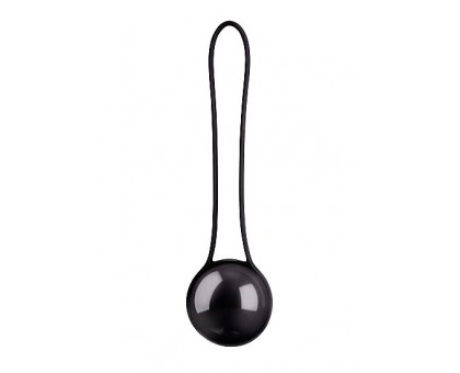 Черный вагинальный шарик Pleasure Ball Deluxe