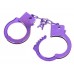 Фиолетовые пластиковые наручники  Блеск 