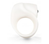 Белое кольцо на член с вибрацией