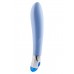 Голубой вибратор Lovely Vibes Elegant - 18,5 см.