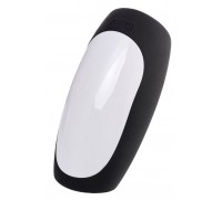 Черно-белый перезаряжаемый мастурбатор Erotist Hailstorm