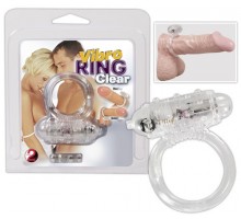 Прозрачное эрекционное виброкольцо Vibro Ring Clear