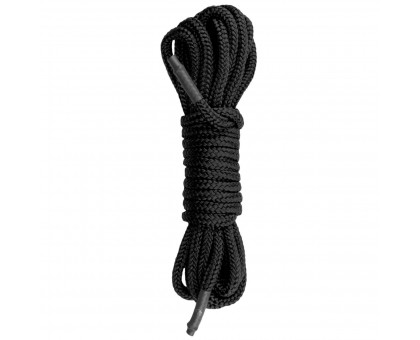 Черная веревка для бондажа Easytoys Bondage Rope - 10 м.