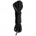 Черная веревка для бондажа Easytoys Bondage Rope - 10 м.