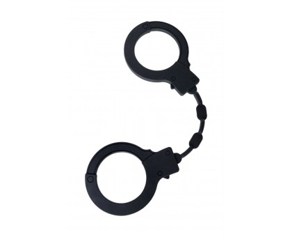 Черные силиконовые наручники  Штучки-дрючки 