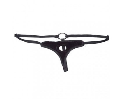 Трусики-стринги с отверстием для фиксации насадки