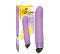 Фиолетовый вибратор Smile Easy - 22 см.