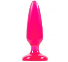 Малая розовая анальная пробка Jelly Rancher Pleasure Plug Small - 10,2 см.