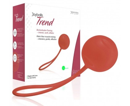 Красный вагинальный шарик Joyballs Trend Single