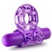 Фиолетовое эрекционное виброкольцо Couples Play Vibrating Cock Ring