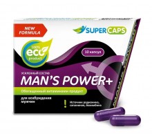 Возбуждающее средство для мужчин Mans Power plus - 10 капсул (0,35 гр.) +1 в подарок