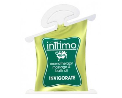 Масло для массажа Inttimo Invigorate с ароматом эвкалипта и лимона - 10 мл.