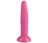 Розовый гладкий анальный стимулятор - 23 см.