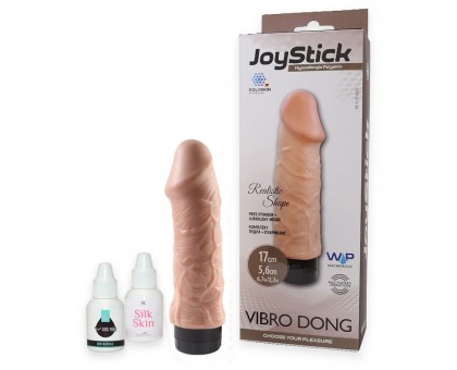 Крупный реалистичный вибратор JOYSTICK - 17 см.