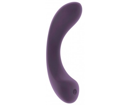 Фиолетовый гнущийся вибратор Olivia - 15,6 см.