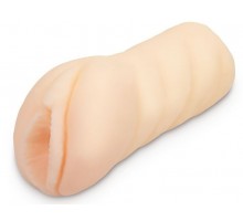 Нежный реалистичный мастурбатор-вагина с рельефной поверхностью