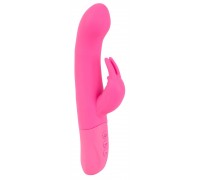 Розовый вибратор-кролик Rechargeable G-Spot Vibe - 23,5 см.