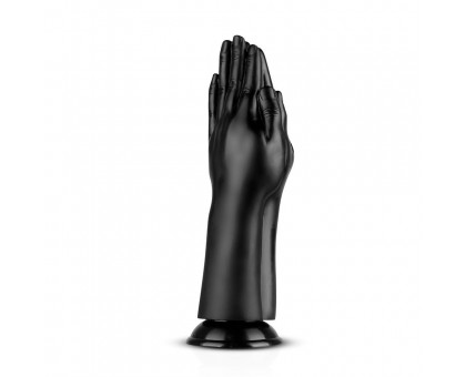 Черный стимулятор Double Trouble Fisting Dildo - 30,7 см.
