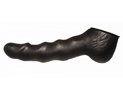 Чёрная насадка на пояс харнесс BLACK BENT 2 - 19,5 см.