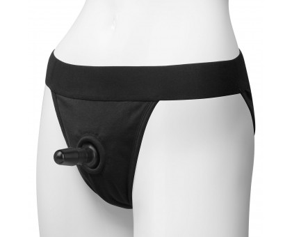 Трусики с плугом Vac-U-Lock Panty Harness with Plug Full Back - L/XL