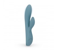 Вибратор с клиторальным стимулятором The Violet Rabbit Vibrator - 20 см.
