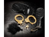 Набор Beginners Fantasy Kit из наручников, пуховки, маски и шлеп
