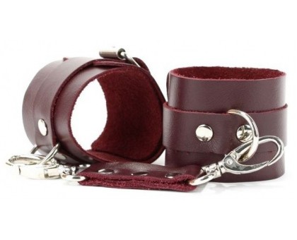 Бордовые наручники Maroon Handcuffs 