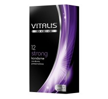 Презервативы с утолщённой стенкой VITALIS PREMIUM strong - 12 шт.
