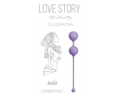 Сиреневые вагинальные шарики Cleopatra Lavender Sunset