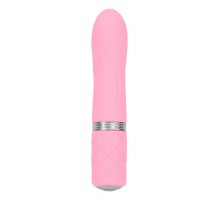 Розовый мини-вибратор Flirty - 11 см.
