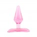 Розовая анальная пробка Gum Drops Plug - 6,6 см.