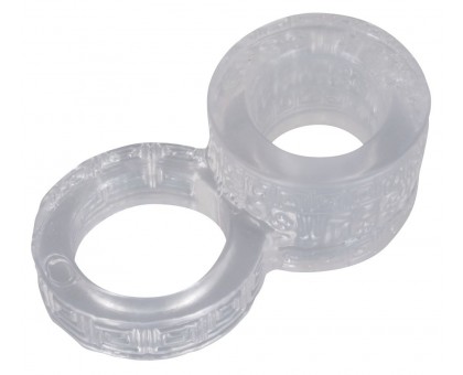 Прозрачное кольцо для пениса и мошонки MusterKnabe