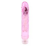 Розовый вибратор Glitters Boy - 26,5 см.