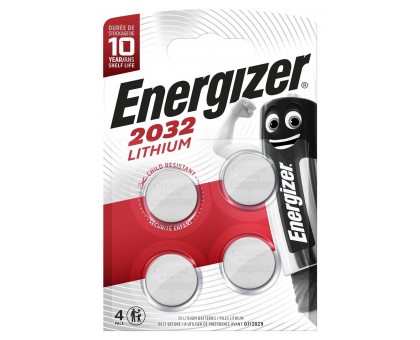 Батарейки Energizer Lithium CR2032 3V - 4 шт.