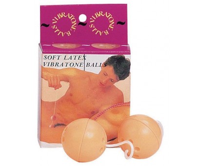 Вагинальные шарики со смещенным центром тяжести SOFT LATEX VIBRATONE BALL