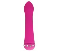 Розовый вибратор SPARKLE SUCCUBI  BLISS CARESSING VIBE - 14,2 см.