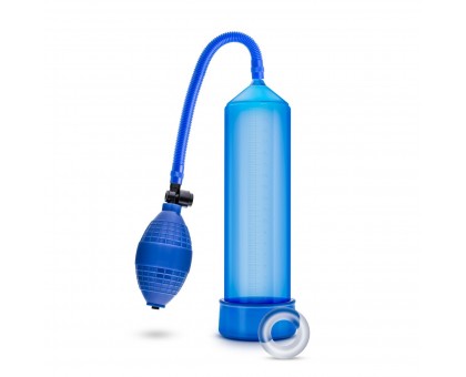 Синяя ручная вакуумная помпа Male Enhancement Pump