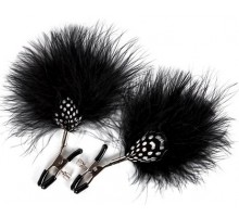 Зажимы на соски с украшением из перышек FEATHER NIPPLE CLAMPS