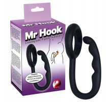 Эрекционное кольцо с анальным стимулятором Mr Hook