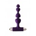 Фиолетовая анальная вибропробка-елочка New Edition Excellence - 15 см.