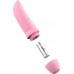 Розовая вибропуля Bmine Basic Curve - 7,6 см.