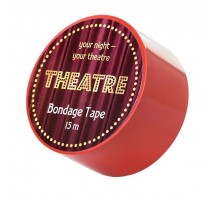 Красный бондажный скотч TOYFA Theatre - 15 м.