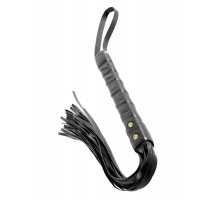Черная плеть First Time Flogger - 63,5 см.